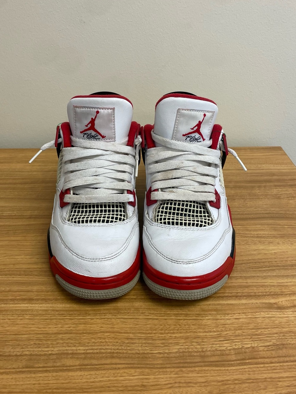 Jordan Kids White Red Sneakers
